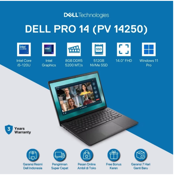 Dell Pro 14 Essential PV14250