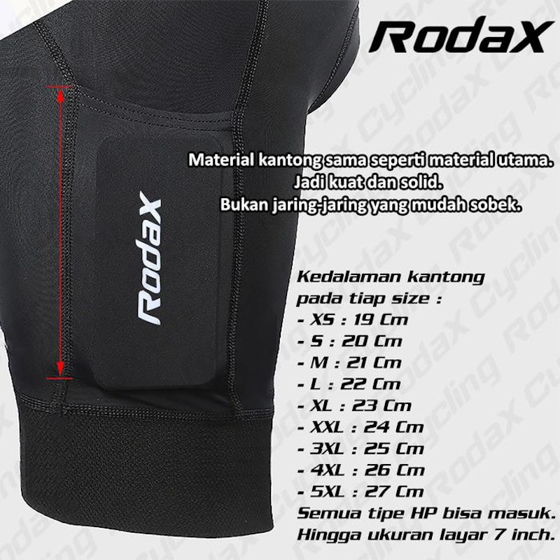 RodaX Core Cargo Bibshorts 3
