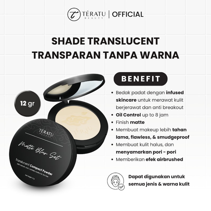 Teratu Beauty Translucent Compact Powder 3