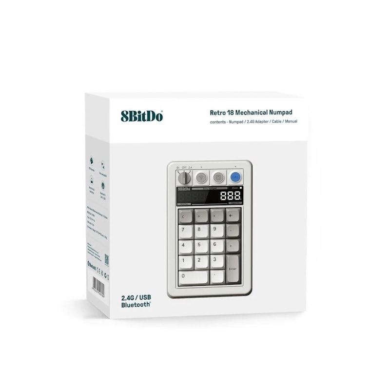 8BitDo Retro 18 Mechanical Numpad 5
