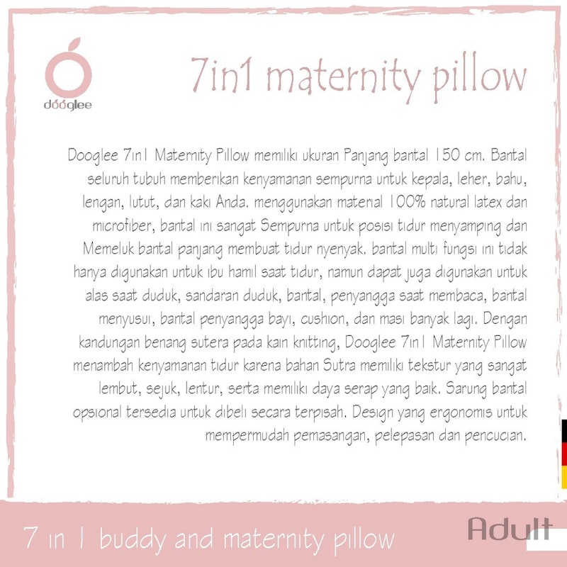 Dooglee 7in1 Maternity Pillow 4