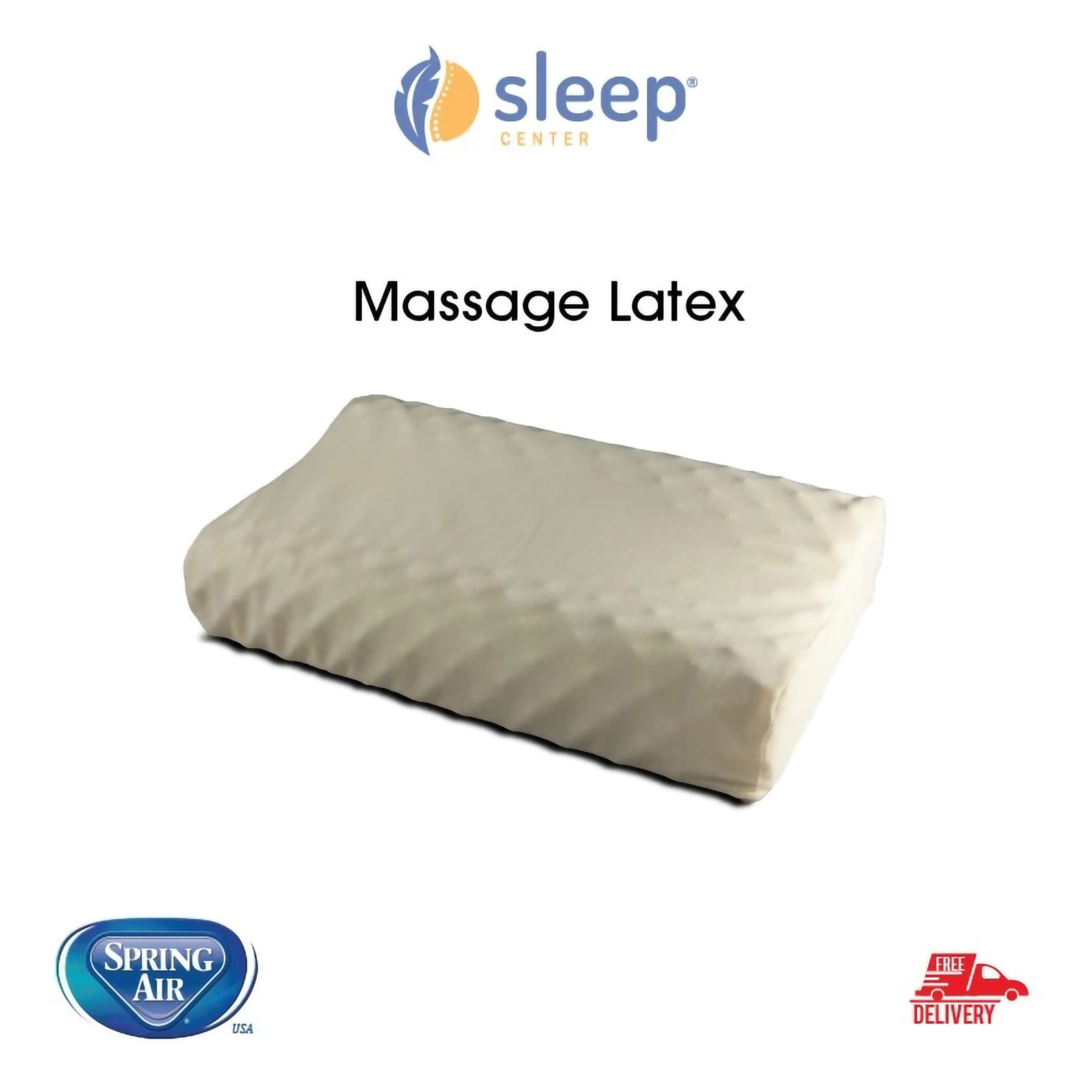 Kurlon  Spring Air Massage Latex Pillow