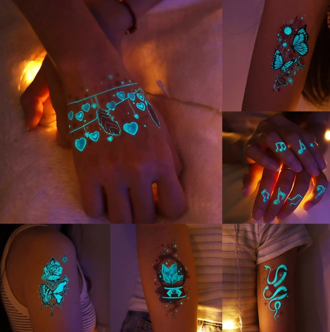  Tato Temporer Glow in The Dark