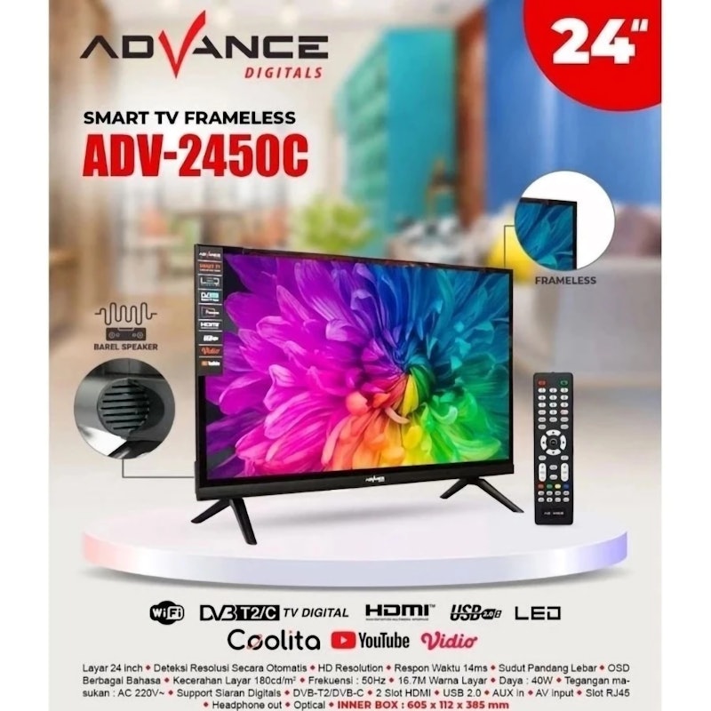 Advance Smart TV Frameless 2