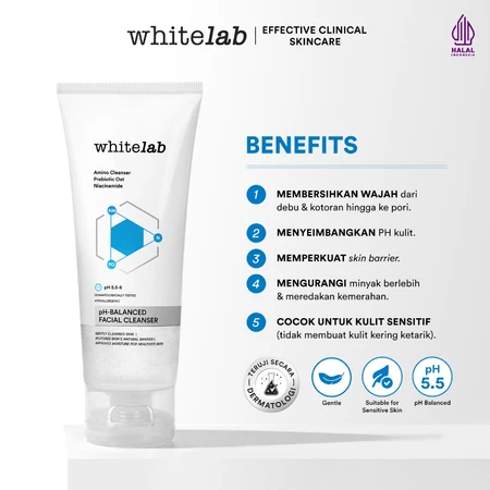 Natura Deca Kosmetika Whitelab pH-Balanced Facial Cleanser