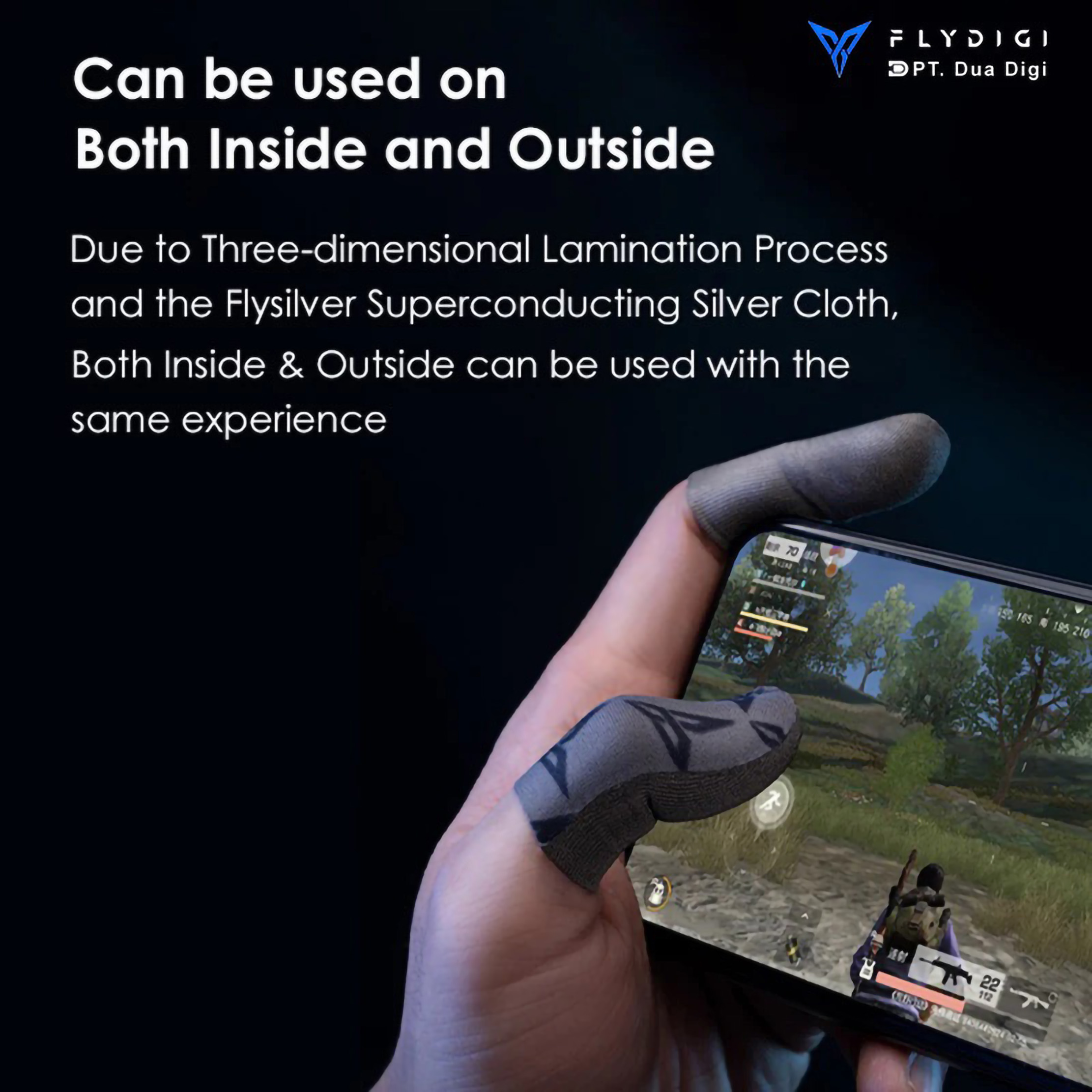 FLYDIGI FLYDIGI Silver-cloth Gaming Finger Sleeve P1