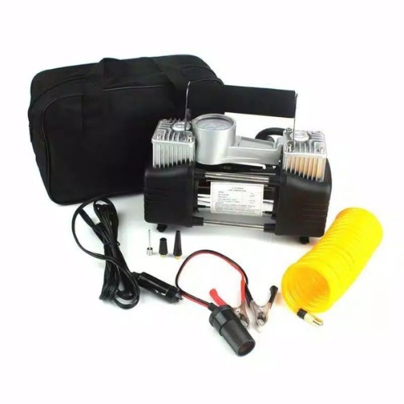 Otoheroes Pompa Ban Compressor Double Cylinder 12V 150 Psi 4