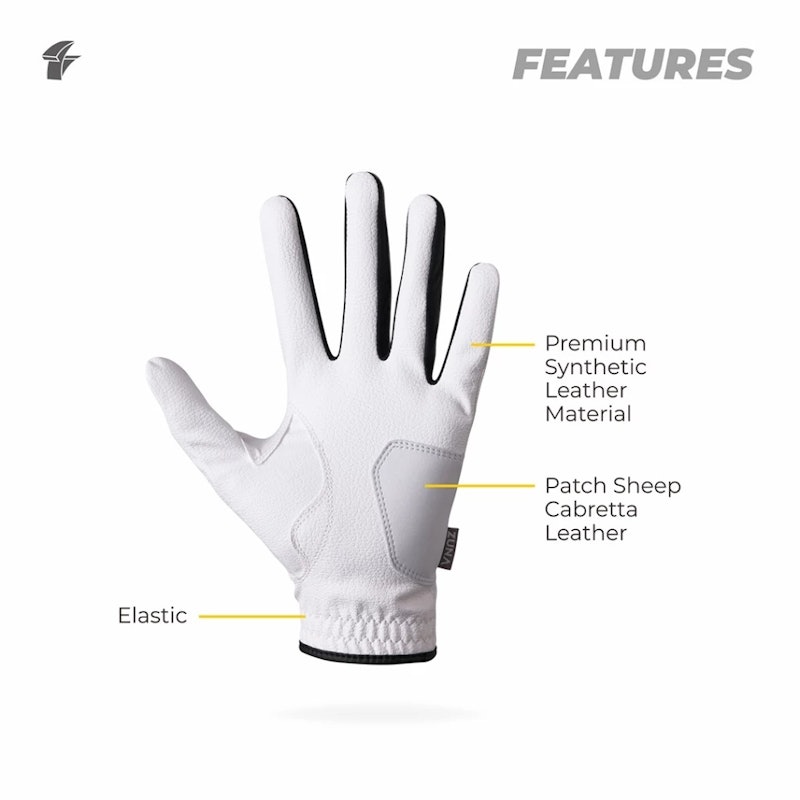 ZUNA Gloves Golf Premium Men Birdie 4