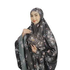 Khadijah Label Mukena Traveling Premium Jumbo Motif 2 in 1 Selena