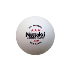 Nittaku 3-Star Premium Clean Table Tennis Ball