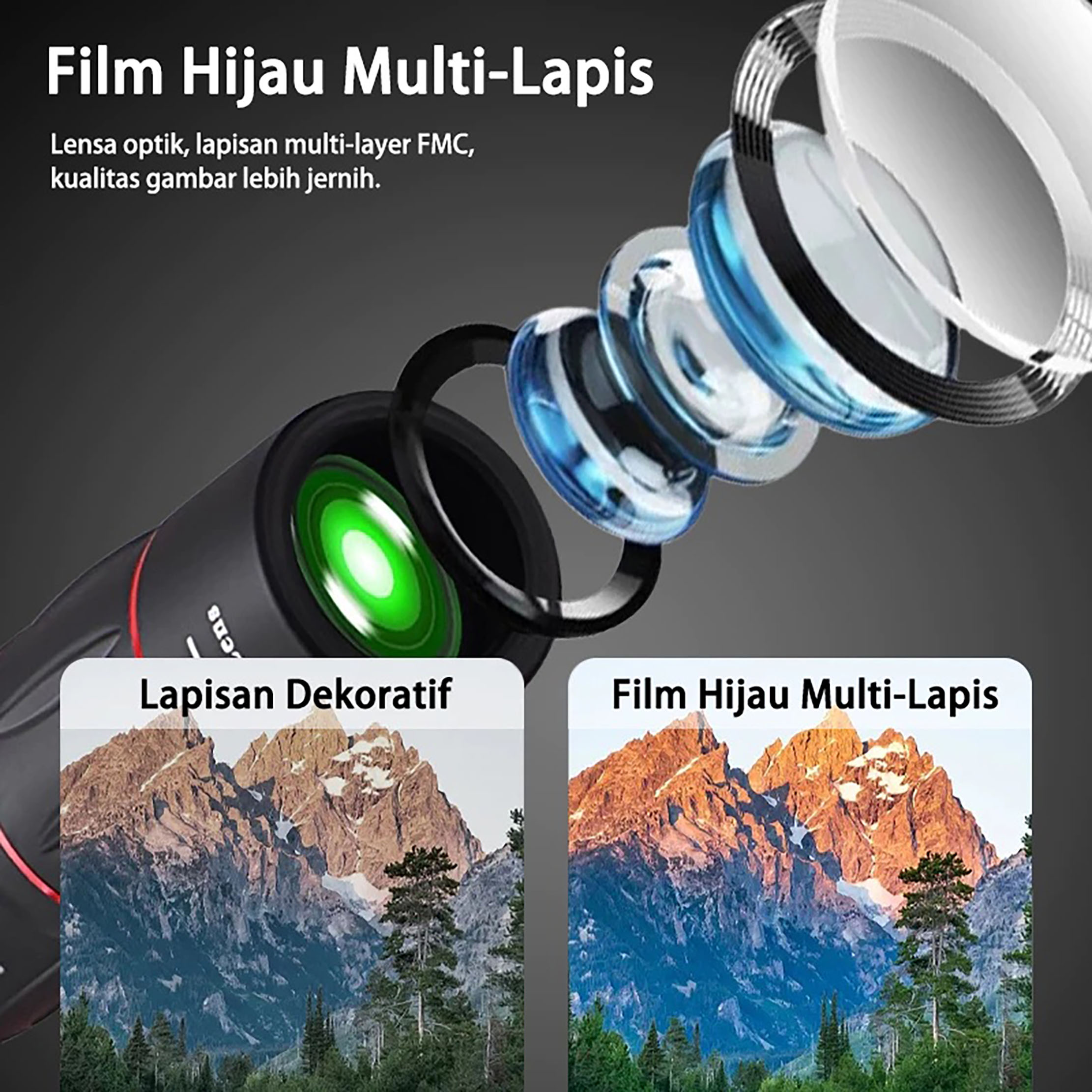  Mipanda Apexel Lensa Zomm 28x Zoom