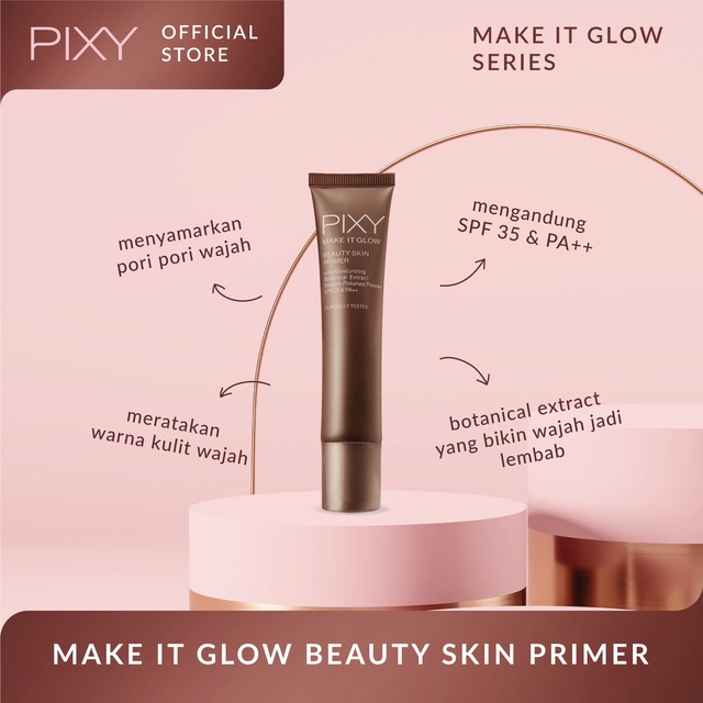 Mandom Indonesia PIXY Make It Glow Beauty Skin Primer