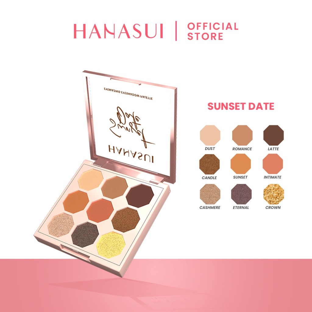 Eka Jaya Internasional Hanasui Eyemazing Eyeshadow Palette Sunset Date