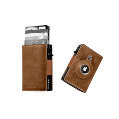 SAKU Dompet Kartu AirTag Kulit