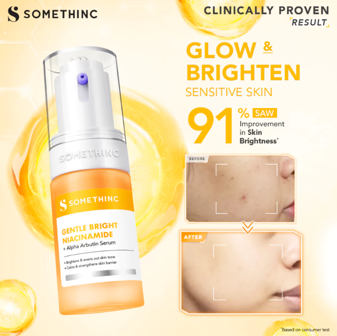 Royal Pesona Indonesia SOMETHINC Gentle Bright Niacinamide + Alpha Arbutin Serum