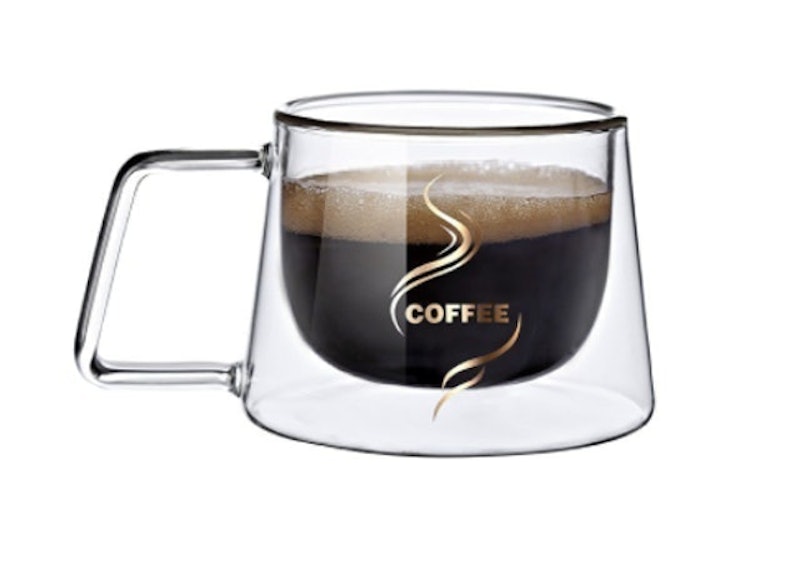 Cangkir Kopi Anti Panas Double-Wall Glass Dome 170 ml 1