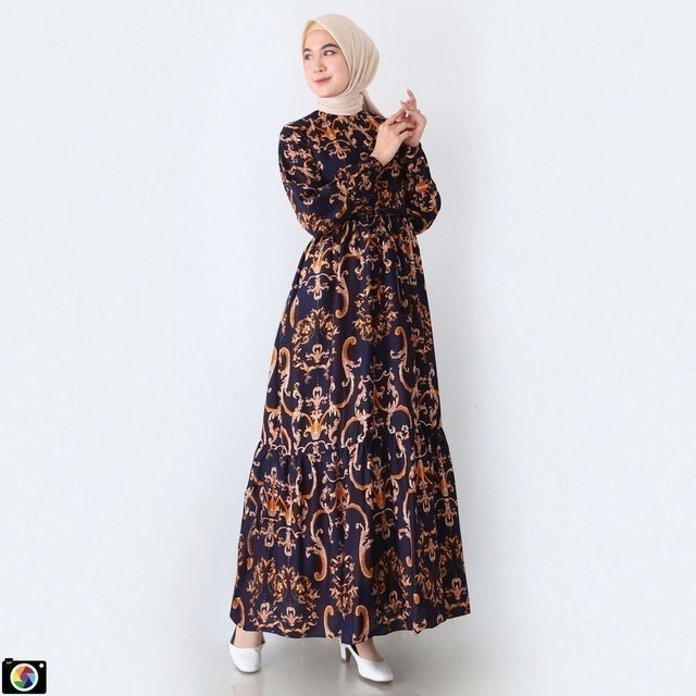 Eve Maternity Gamis Rayon Premium Motif Batik  FDM166
