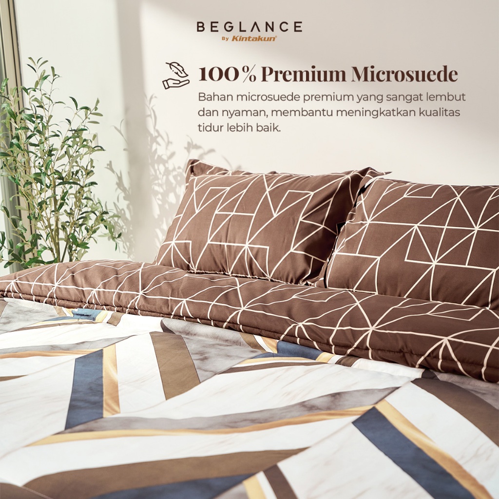 Kintakun Sprei Beglance Microsuede Fitted 2