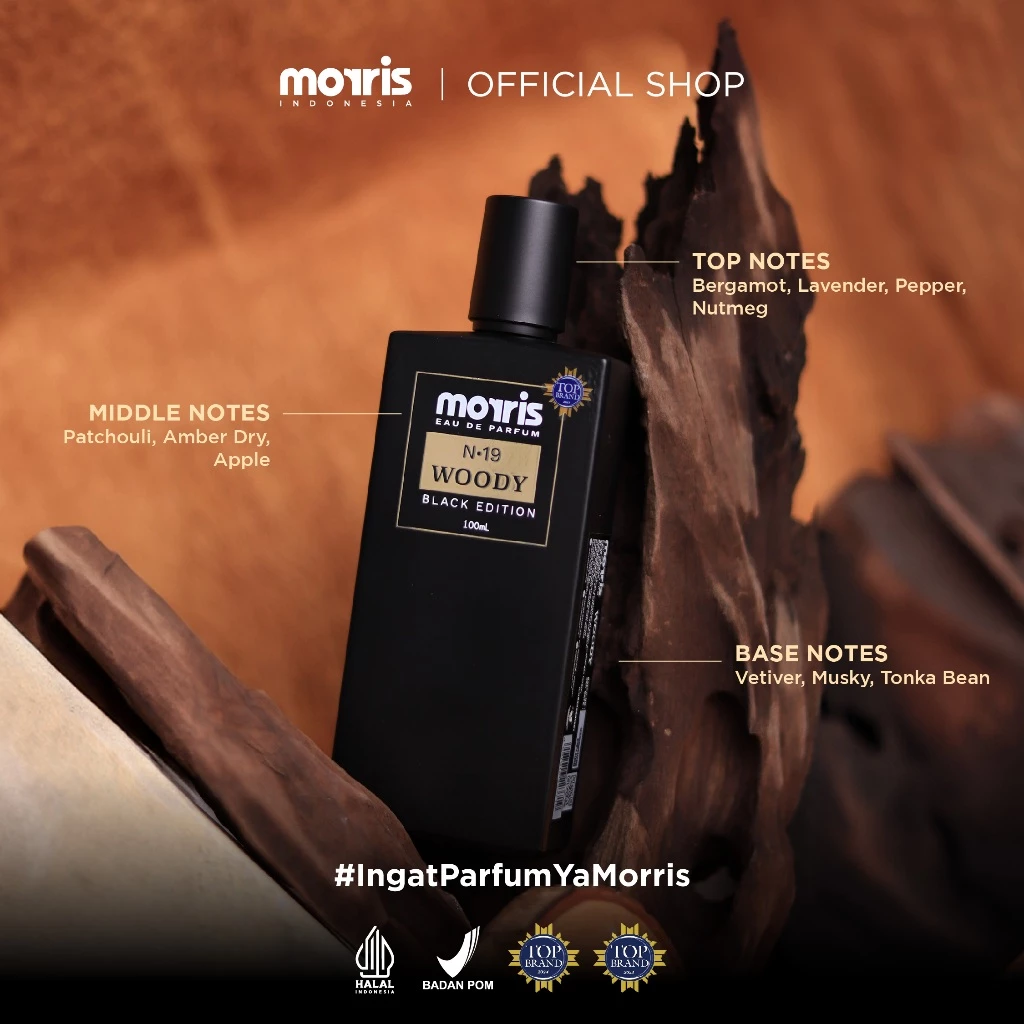 Aroma Prima Livindo Morris Eau De Parfum N-19 Woody Black Edition