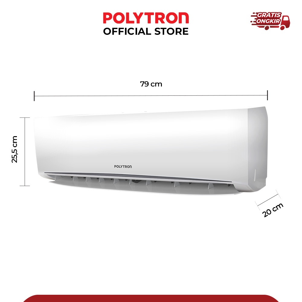 Hartono Istana Teknologi Polytron AC Deluxe 2 1 PK PAC-09VH