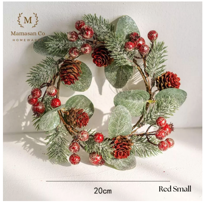  Mamasan Co Homeware Christmas Wreath Decoration  CMH0004 