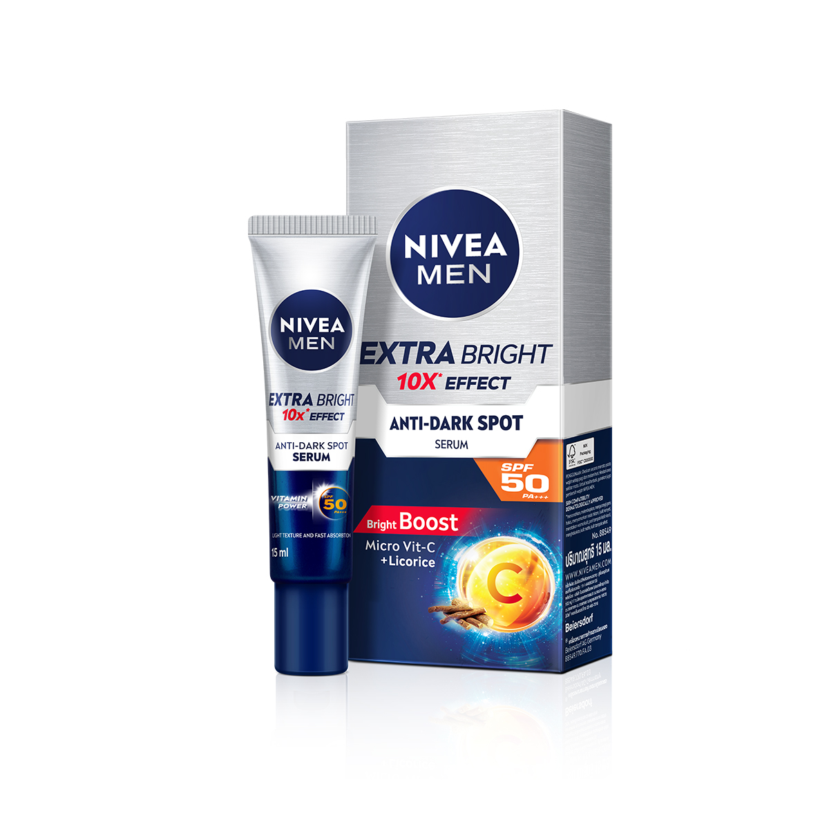 Beiersdorf Nivea Men Extra Bright Anti-Dark Spot Serum SPF 50 PA+++