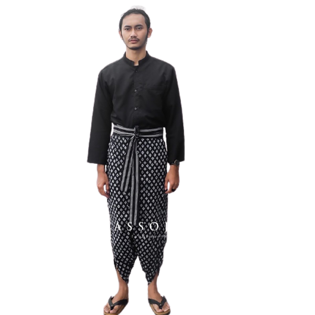 Assojar  Adipati Pants Unisex Hitam 1