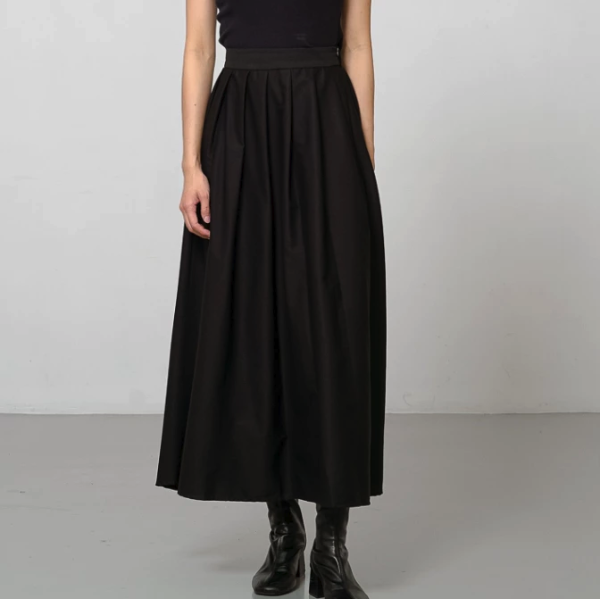 CooGee Indonesia This Is April Flare Cora Skirt Black