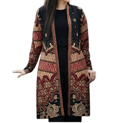 Adriel Batik Creta Batik Tulis Cardigan Wanita