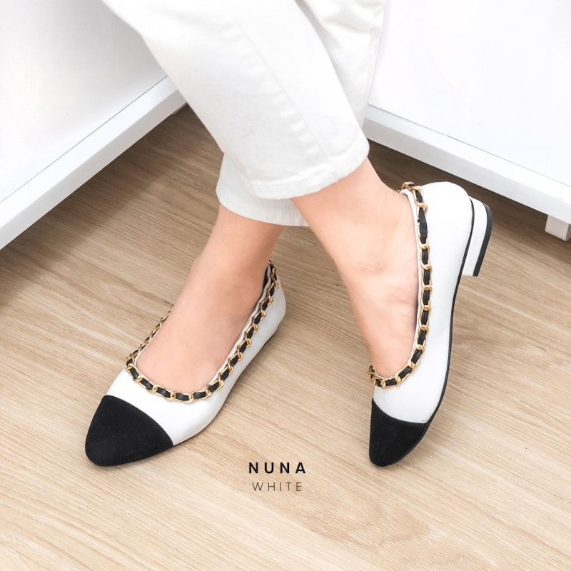 Bellashoesjkt Nuna Flatshoes Wanita Putih 2