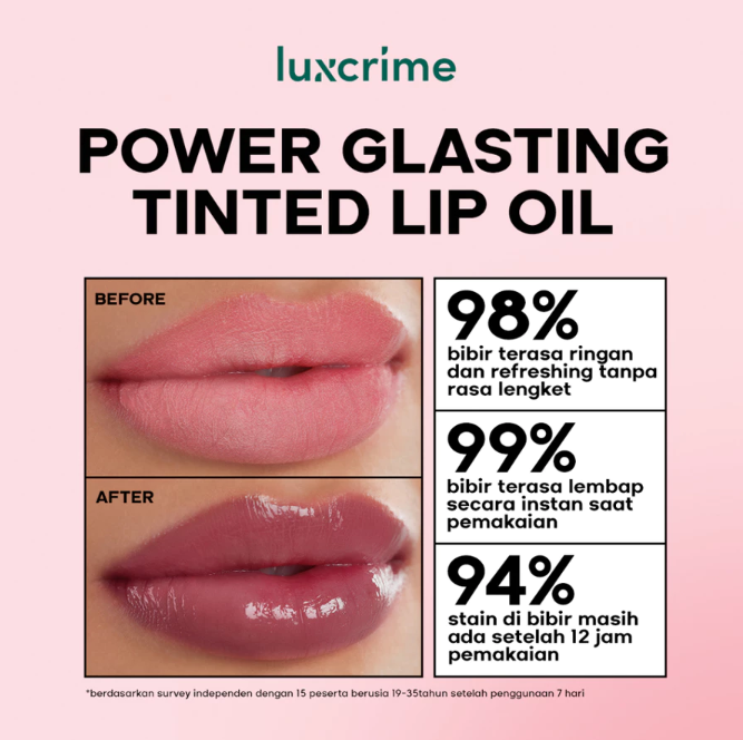 ⁠Power Glasting Tinted Lip Oil 3