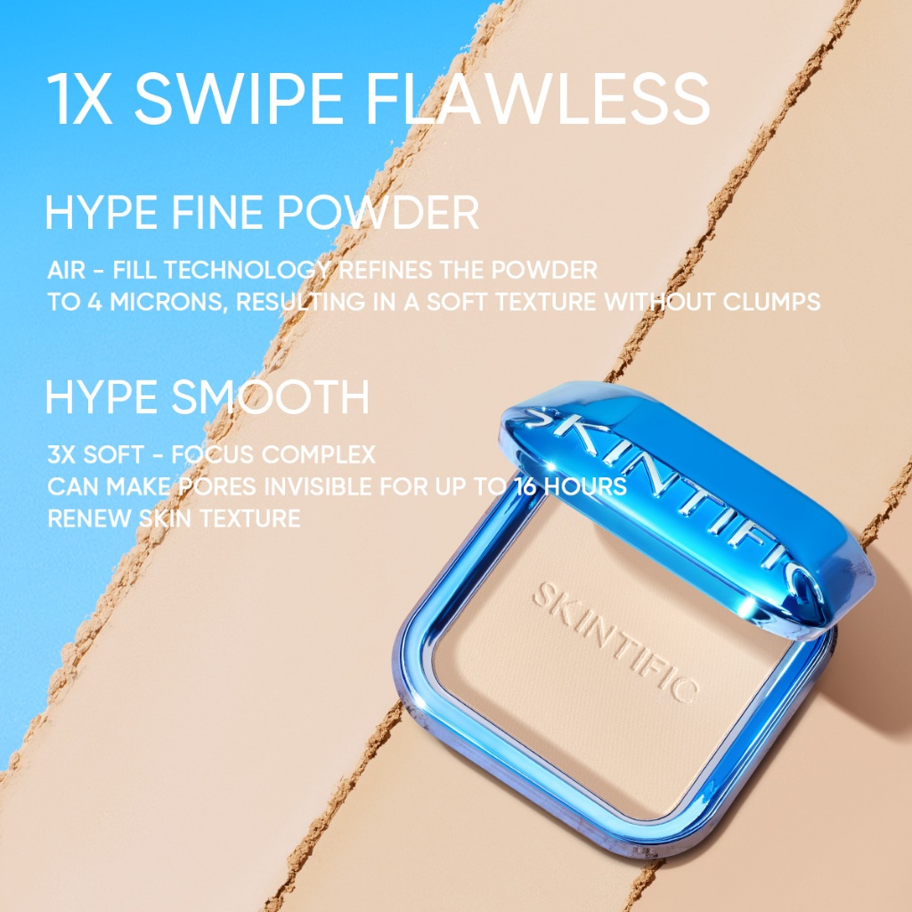 Skintific Cosmetics SKINTIFIC Ultra Cover Powder Foundation 03A Almond