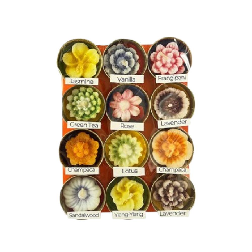 Bali Ayu Nature Lilin Aromatheraphy Bentuk Bunga Isi 12 1