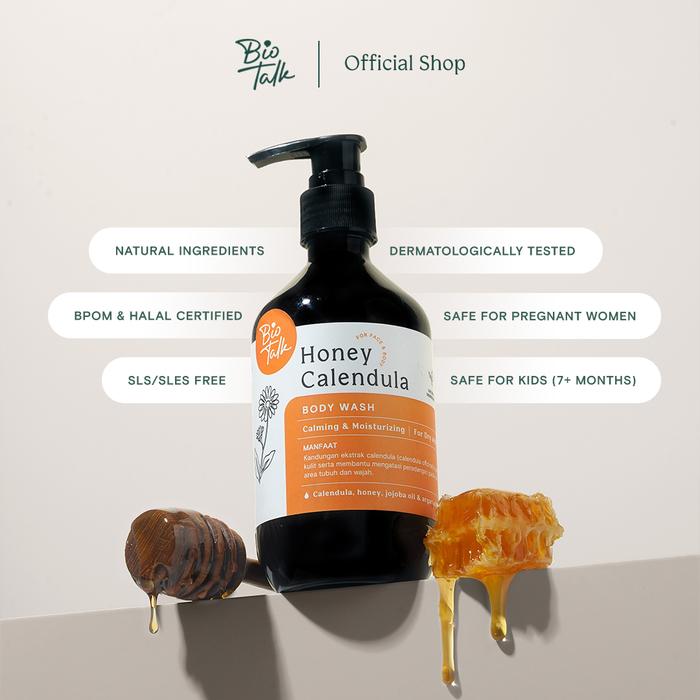 Bionatura Berkat Abadi Biotalk Honey Calendula Body Wash