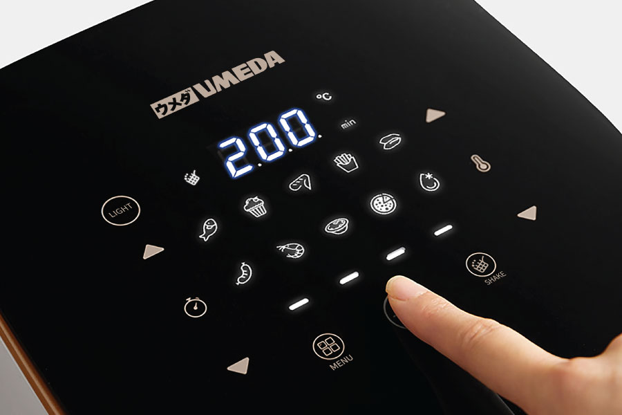 Umeda Umeda Genki Digital Air Fryer Low Watt