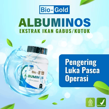 Indoherb Global Manufacture Bio Gold Albuminos (Ekstrak Ikan Gabus/Kutuk)