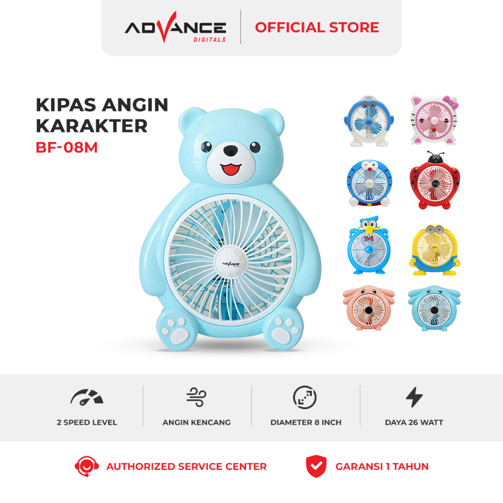 Advance Digitals Advance Kipas Angin Mini Karakter BF-08