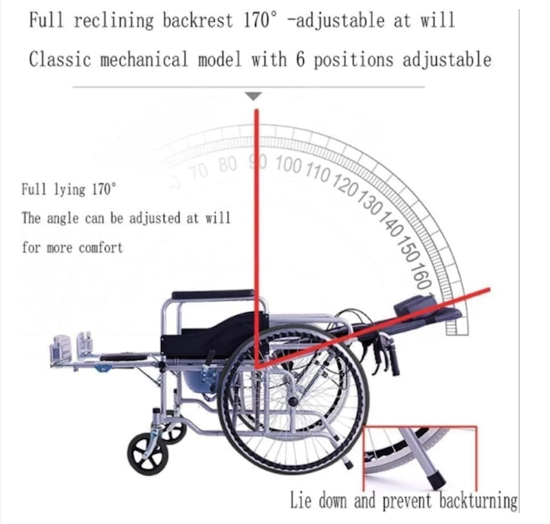 Sella 4 in 1 Wheel Chair 4