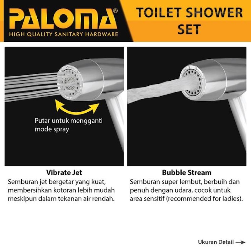 Paloma Toilet Shower Jet Washer 2