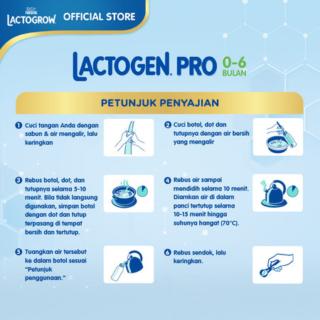 LACTOGEN PRO ACTiVGRO 0-6 Bulan  5