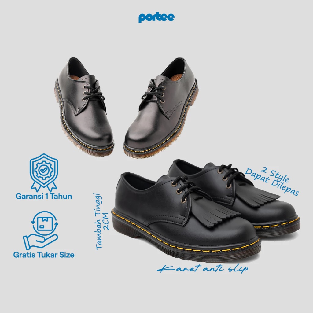 Nugraha Suci Indoretail Portee Goods Original Derby Boots Women