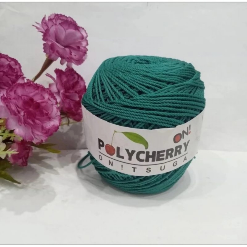 Onitsuga Benang Rajut Polyester Polycherry 3