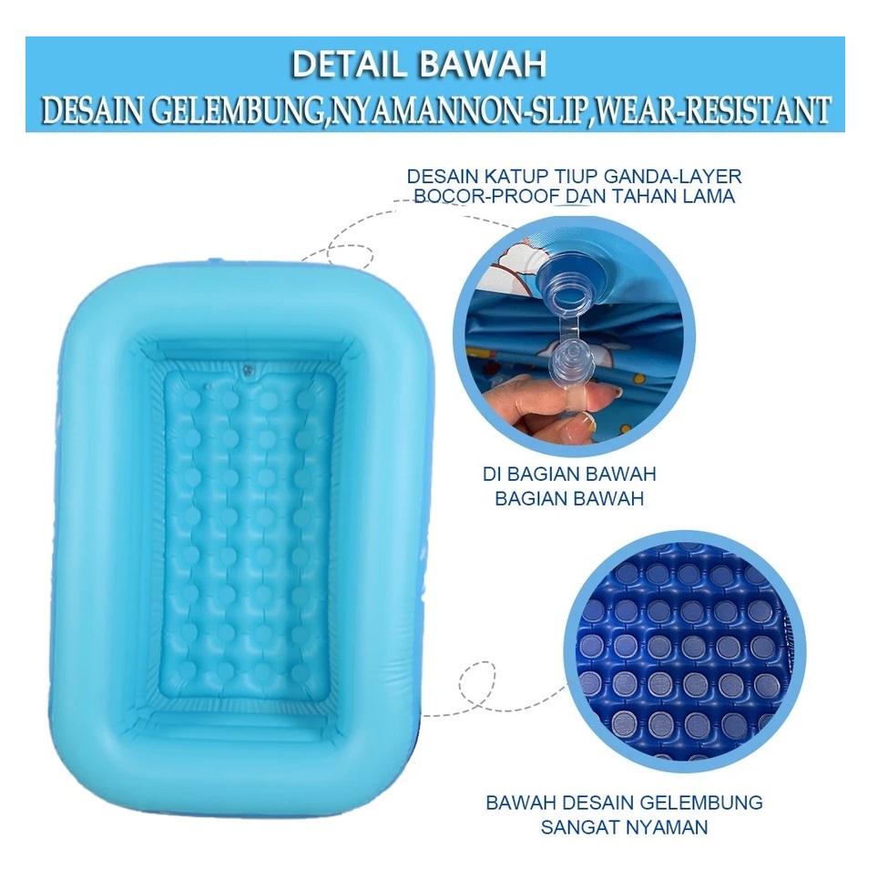 Monqiqi Kolam Renang Anak 150 cm 5