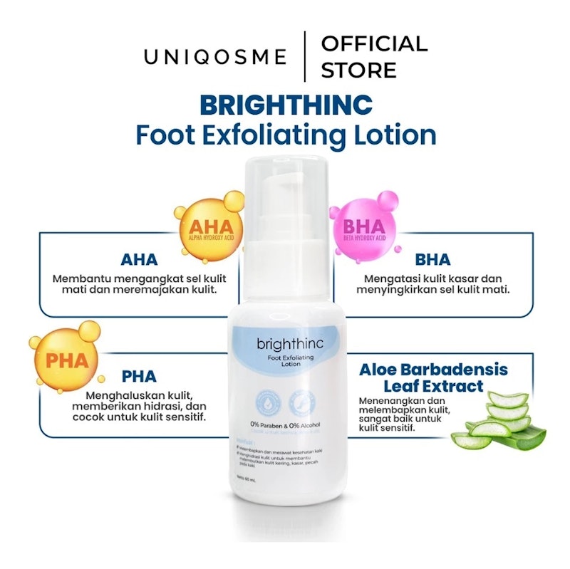 Brighthinc Foot Exfoliating Lotion 5