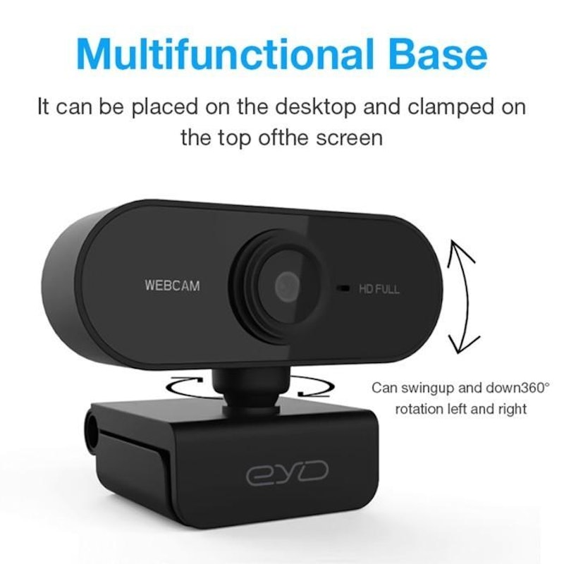 EYD Webcam Laptop USB Camera PC Full HD 4