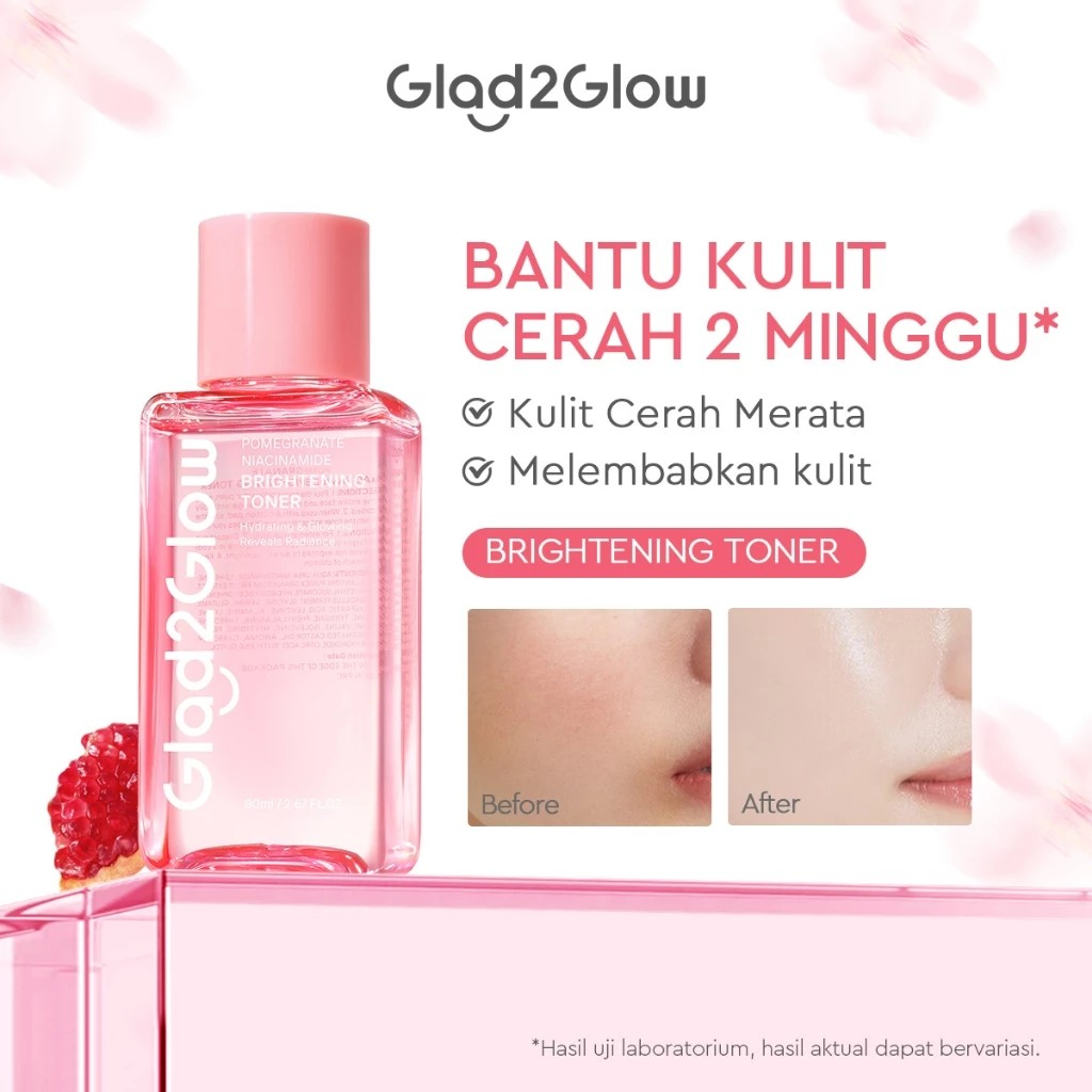 Suntone Wisdom Indonesia Glad2Glow Pomegranate Niacinamide Brightening Toner