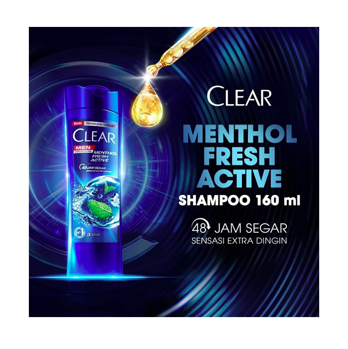 Unilever Indonesia CLEAR Men Menthol Fresh Active