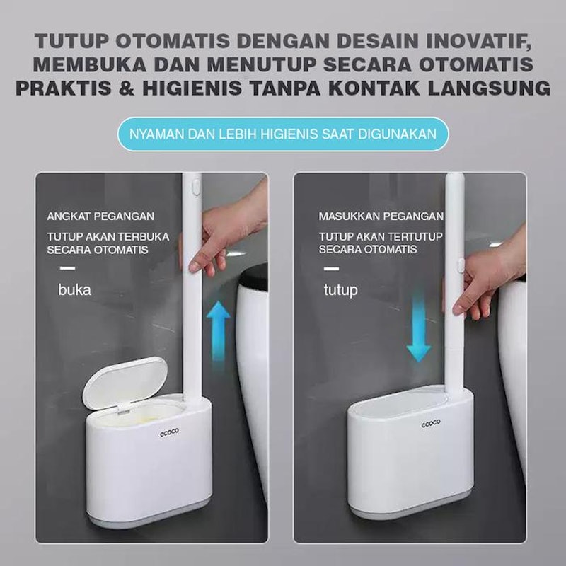 ECOCO Disposable Toilet Brush 3