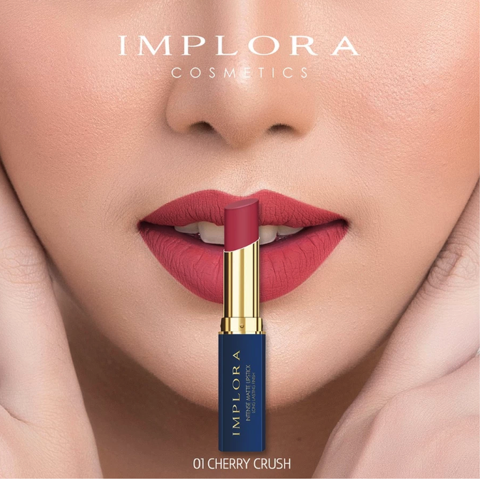 Implora Sukses Abadi Implora Lipstick Intense Matte Cherry Crush