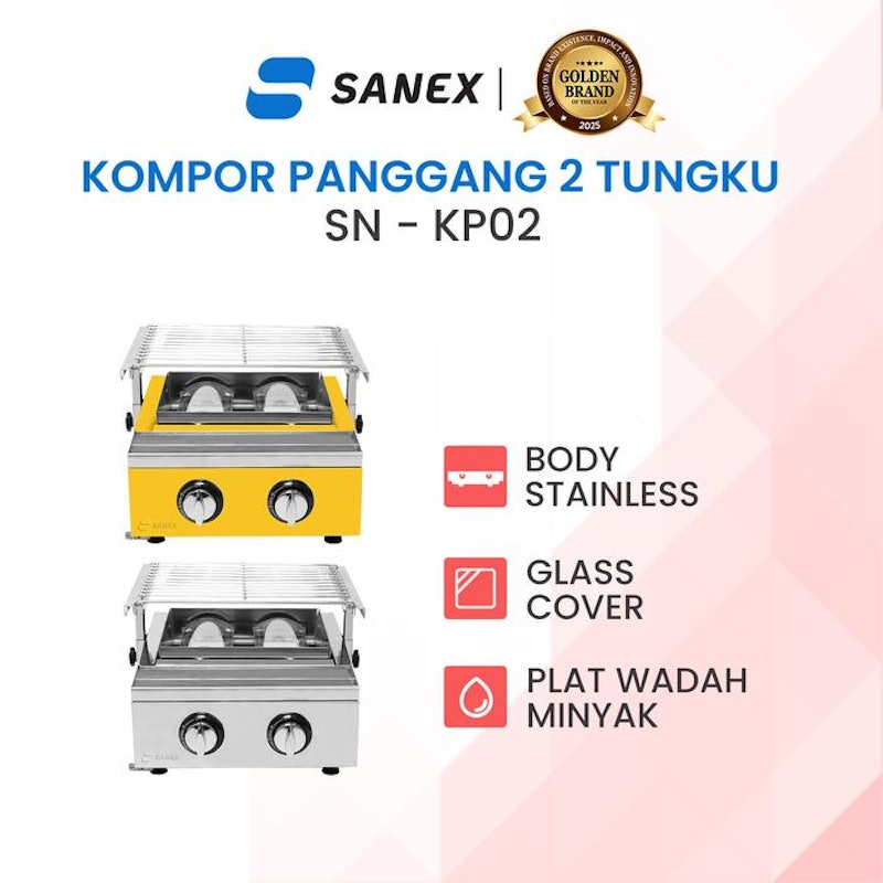 SANEX Kompor Panggang 2 Tungku 5